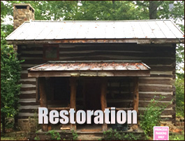 Historic Log Cabin Restoration  Manassas Park City, Virginia